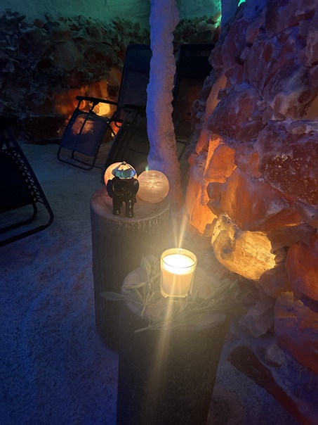 Dekoration in der Salzgrotte